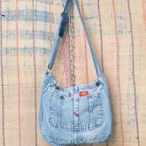 Custom upcycled tote bag